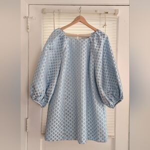 Hill House Araminta dress in the Snowflake Brocade fabric Womens M